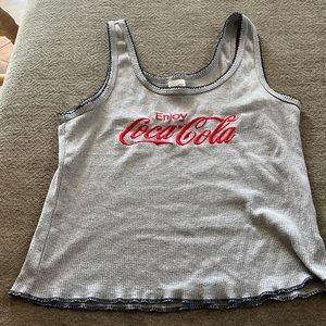 Gray Coca Cola tank top